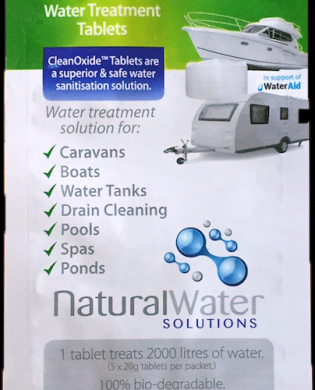 Water Treatment CleanOxide Tablets 5 x 20 Gr